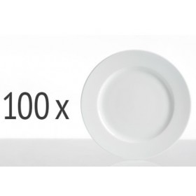 Tour de rangement Inox - 100 assiettes + roulettes