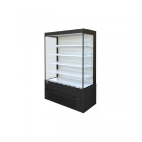 Vitrine murale noire/bleu 1230 x 725 x 1900
