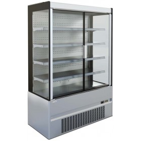 Vitrine murale noire/bleu 1230 x 725 x 1900