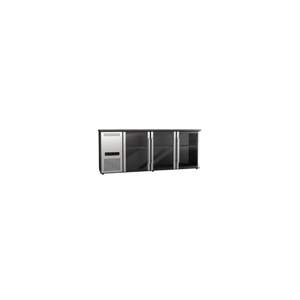 Arrière-bar réfrigéré - 3 portes vitrées battantes - 510 litres - Classe N Arrière-bar réfrigéré - 3 portes vitrées battantes - 510 litres - Classe N