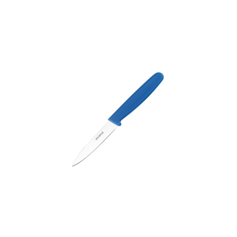 Couteau d'office Hygiplas bleu 75mm Couteau d'office Hygiplas bleu 75mm