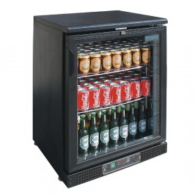 Arrière-bar réfrigéré - 1 porte vitrée battante - 130 litres - Garantie 2 ans - Classe N