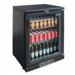 Arrière-bar réfrigéré - 1 porte vitrée battante - 130 litres - Garantie 2 ans - Classe N