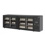 Arrière-bar réfrigéré - 4 portes vitrées coulissantes - 698 litres - Classe N