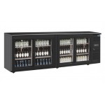 Arrière-bar réfrigéré - 4 portes vitrées coulissantes - 698 litres - Classe N