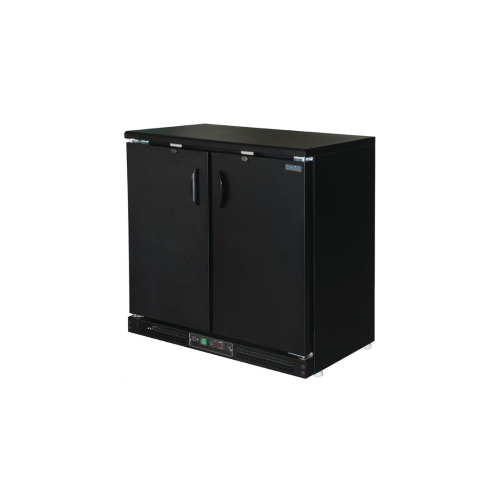Arrière-bar réfrigéré - 2 portes battantes - 196 litres - Garantie 2 ans - Classe N Arrière-bar réfrigéré - 2 portes battantes - 196 litres - Garantie 2 ans - Classe N