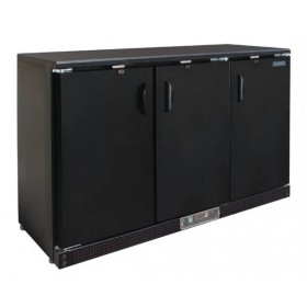 Arrière-bar réfrigéré - 3 portes battantes - 198 litres - Classe N