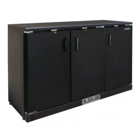 Arrière-bar réfrigéré - 3 portes battantes - 198 litres - Classe N