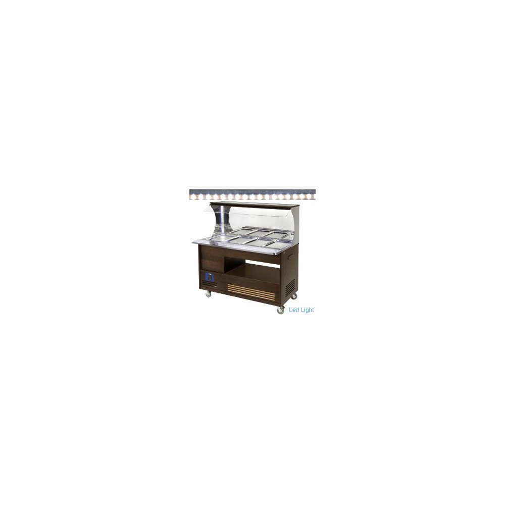 BUFFET CHAUF.MURAL B-M.4x1/1h150 BOIS WENGE BUFFET CHAUF.MURAL B-M.4x1/1h150 BOIS WENGE