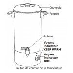 Percolateur inox 10 litres