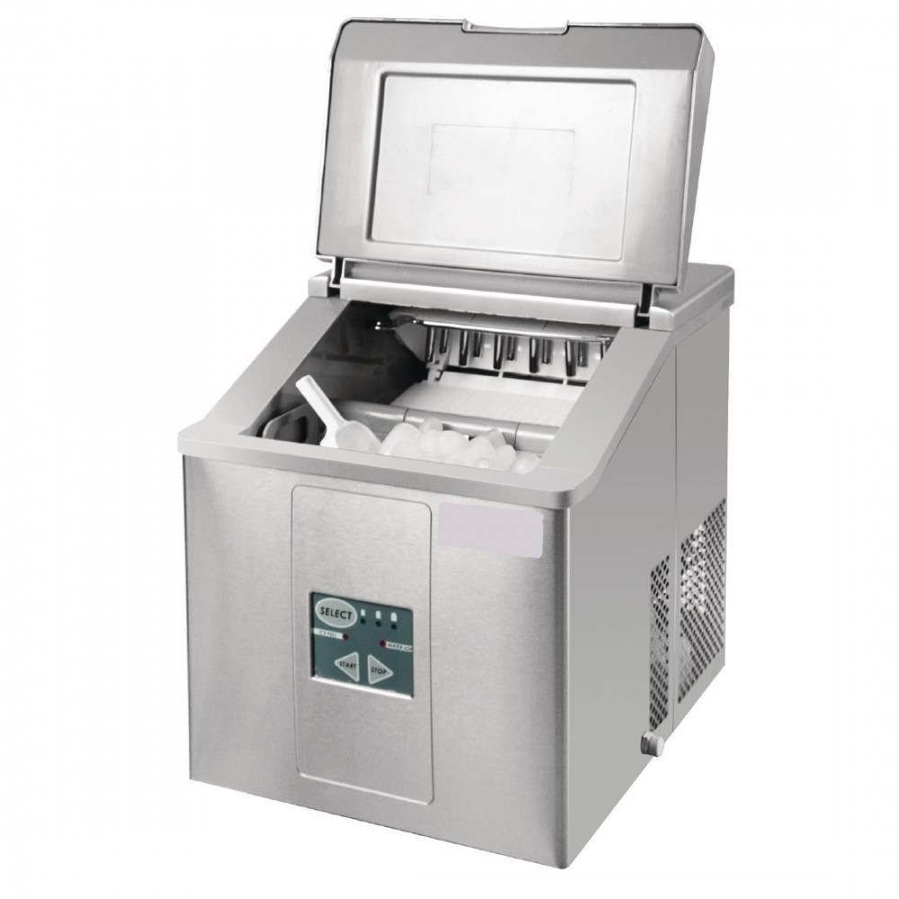 Machine à glaçons - 15 kg - Paiement 4X - Manuelle - Avec réservoir - Classe N Machine à glaçons - 15 kg - Paiement 4X - Manuelle - Avec réservoir - Classe N