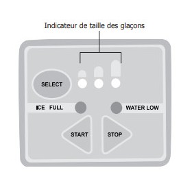 Machine à glaçons - 15 kg  - Paiement 4X - Manuelle - Avec réservoir - Classe N
