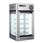 Vitrine réfrigérée panoramique - Paiement 4X - Inox - 108 L - Classe N