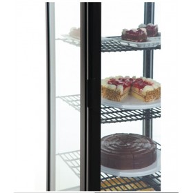 Vitrine réfrigérée panoramique - 235 L. - Paiement 4X - Garantie 2 ans - Inox - Classe N