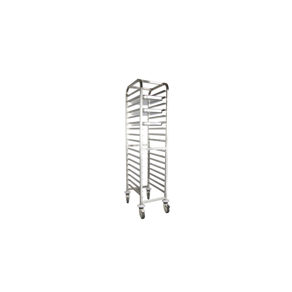 Echelle - 20x bacs GN2/1 + roulettes Echelle - 20x bacs GN2/1 + roulettes