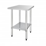 Table inox - Paiement 4X - AISI 430 - 600 (L) x 600 (P) x 900 (H) mm