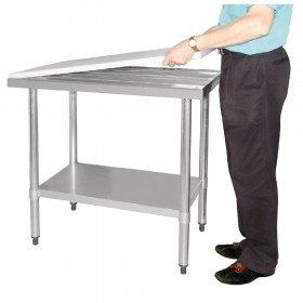 Table de découpe - AISI 201 - 500 (L) x 500 (P) x 900 (H) mm