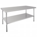 Table inox - AISI 430 - 1800 (L) x 900 (P) x 900 (H) mm