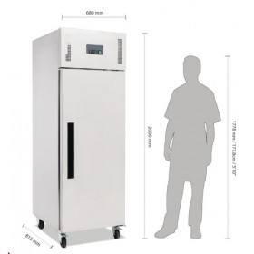 Armoire réfrigérée négative - GN 2/1 - Garantie 2 ans - 600 L - Classe N