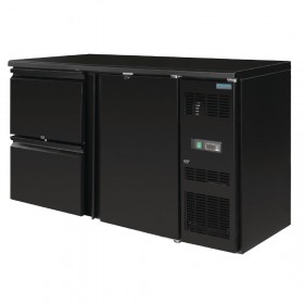 Arrière-Bar Réfrigéré 1 porte + 2 tiroirs - 349 litres