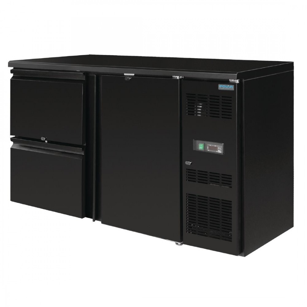 Arrière-Bar Réfrigéré 1 porte + 2 tiroirs - 349 litres Arrière-Bar Réfrigéré 1 porte + 2 tiroirs - 349 litres