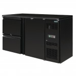 Arrière-Bar Réfrigéré 1 porte + 2 tiroirs - 349 litres