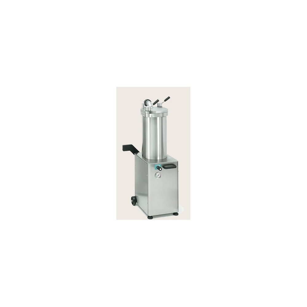 Poussoir à saucisses - Hydraulique - PREMIUM - Vertical - 20 L. - Inox - TALSA - Boucherie Poussoir à saucisses - Hydraulique - PREMIUM - Vertical - 20 L. - Inox - TALSA - Boucherie