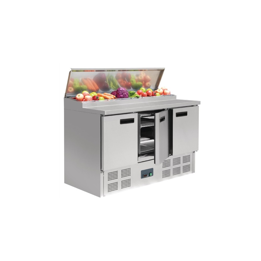 Table / meuble frigorifique 3 portes GN 1/1, 370 litres Table / meuble frigorifique 3 portes GN 1/1, 370 litres