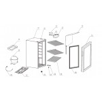 Vitrine réfrigérée - Paiement 4X - Garantie 2 ans - 88 L - Classe N