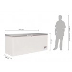 Coffre négatif - Paiement 4X - Inox - Garantie 2 ans - 587 L - Classe ST