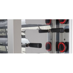Rôtissoire professionnelle à poulets - GAZ - Double -  15 broches / 90 poulets
