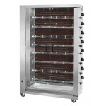 Rôtissoire professionnelle à poulets - ELECTRIQUE - 8 broches / 48 poulets