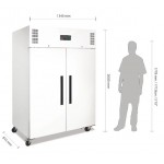 Armoire réfrigérée positive - GN 2/1 - Paiement 4X - 1200 L. - Garantie 2 ans - Classe N