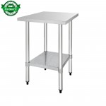 Table inox - Paiement 4X - AISI 430 - 600 (L) x 600 (P) x 900 (H) mm
