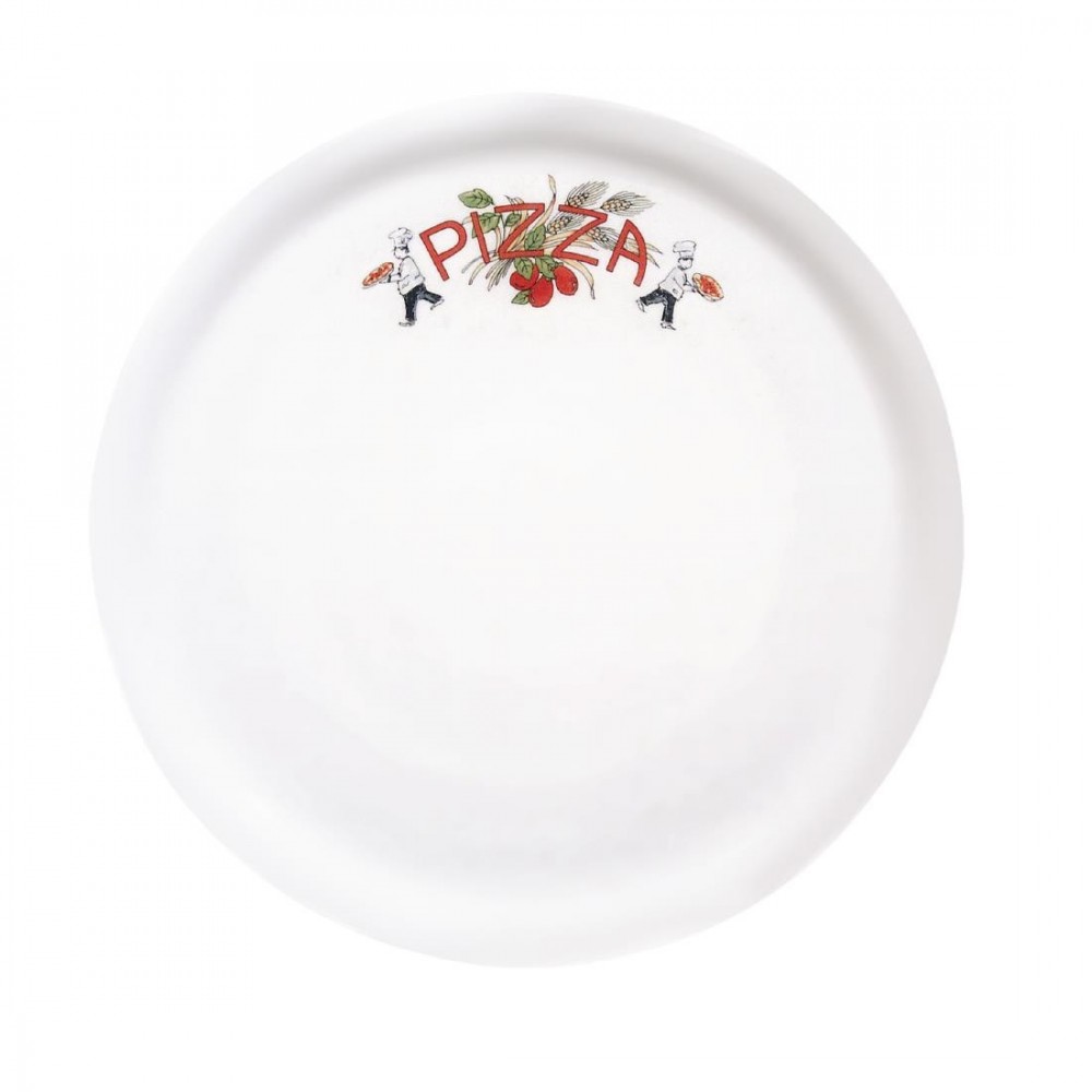 Assiettes à pizza - Saturnia décor La Pizza - Lot de 6 - Ø 310 mm Assiettes à pizza - Saturnia décor La Pizza - Lot de 6 - Ø 310 mm