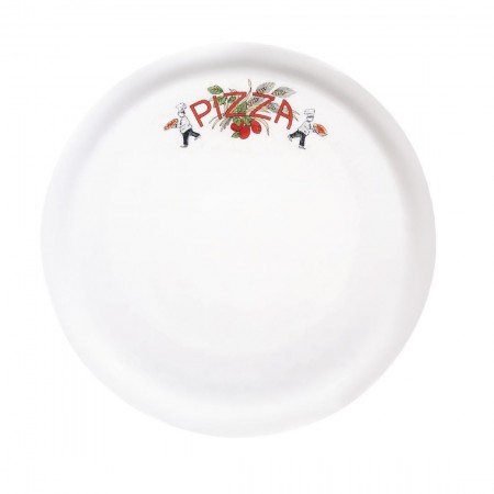 Assiettes à pizza - Saturnia décor La Pizza - Lot de 6 - Ø 310 mm