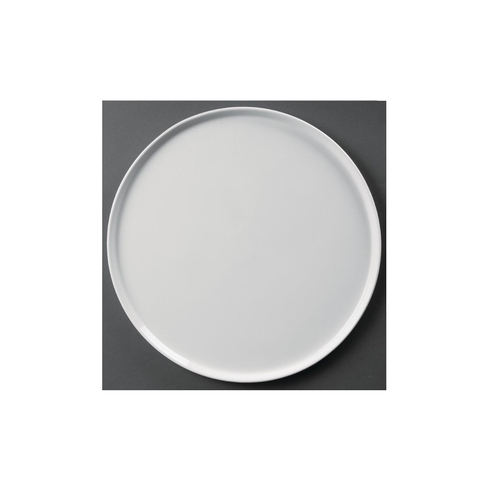 Assiette Whiteware - Pizzas - Lot de 4 - Ø 330 mm Assiette Whiteware - Pizzas - Lot de 4 - Ø 330 mm