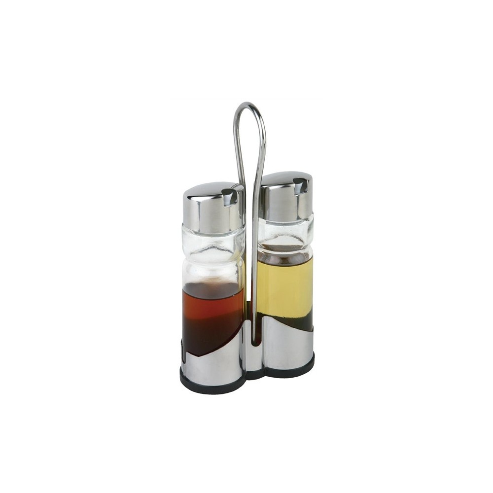 Ménagère complète - Support APS - Huile + vinaigre + salière + poivrier Ménagère complète - Support APS - Huile + vinaigre + salière + poivrier