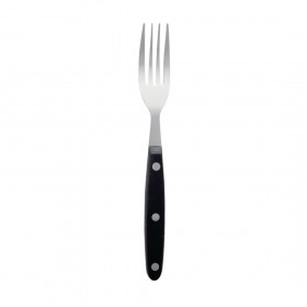 Fourchette à pizza / viande - 200 mm - Lot de 12 - Noir