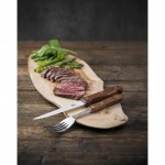 Couteau à pizza / viande - 215 mm - Lot de 12 - Noir