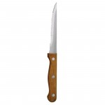 Couteau à pizza / viande - 215 mm - Lot de 12 - Noir