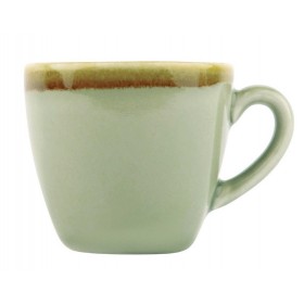 Tasse expresso - 85 ml - Couleur mousse / vert clair - Olympia Kiln - Lot de 6