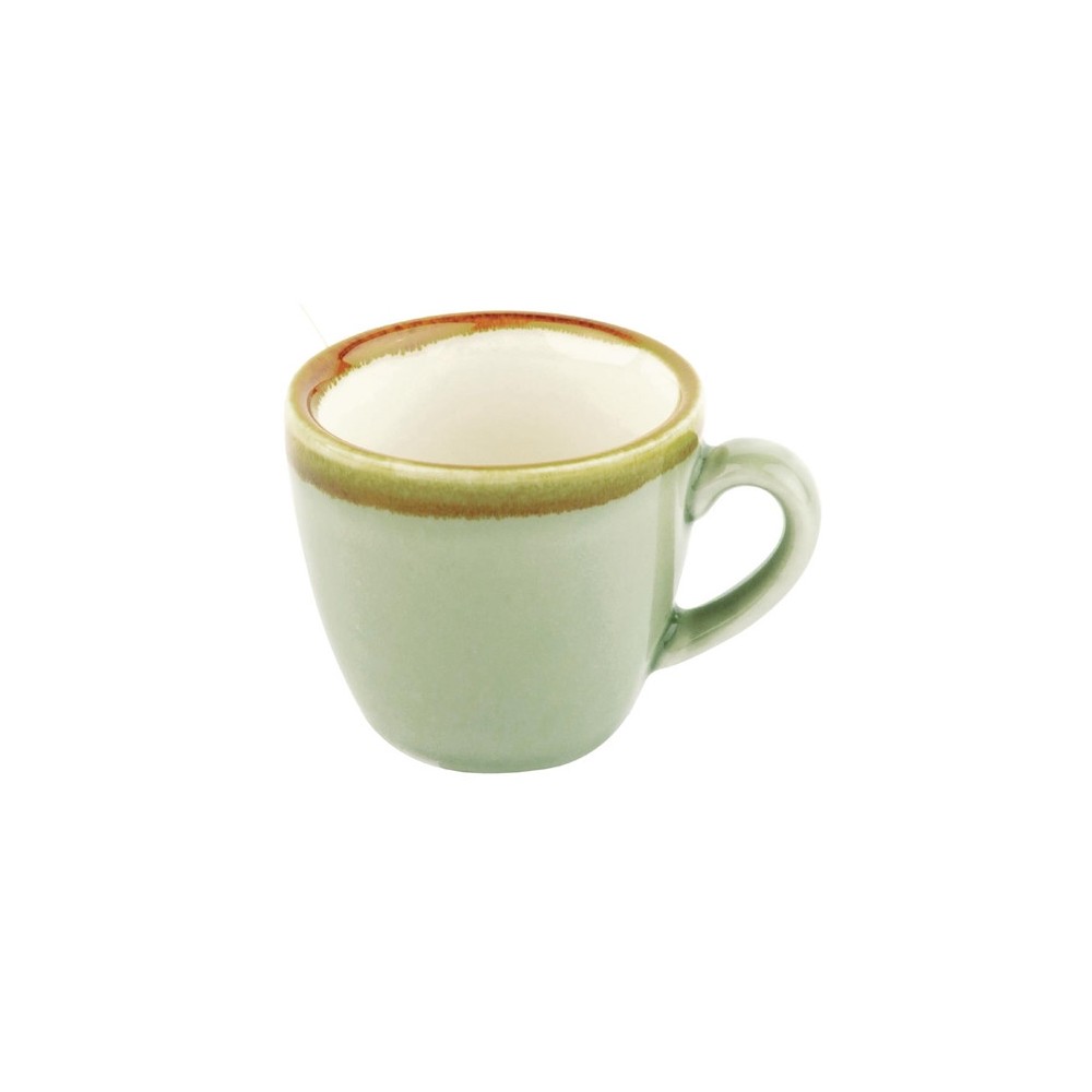 Tasse expresso - 85 ml - Couleur mousse / vert clair - Olympia Kiln - Lot de 6 Tasse expresso - 85 ml - Couleur mousse / vert clair - Olympia Kiln - Lot de 6