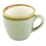Tasse expresso - 85 ml - Couleur mousse / vert clair - Olympia Kiln - Lot de 6
