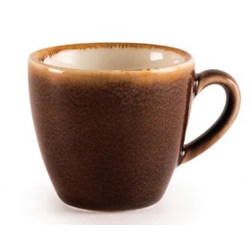 Tasse expresso - 85 ml - Couleur Ecorce - Olympia Kiln - Lot de 6