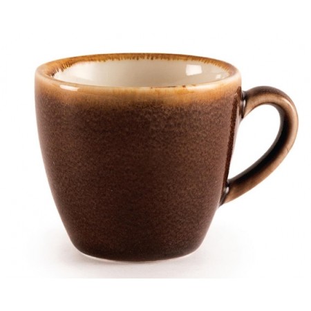 Tasse expresso - 85 ml - Couleur Ecorce - Olympia Kiln - Lot de 6