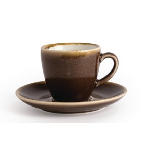 Tasse expresso - 85 ml - Couleur Ecorce - Olympia Kiln - Lot de 6