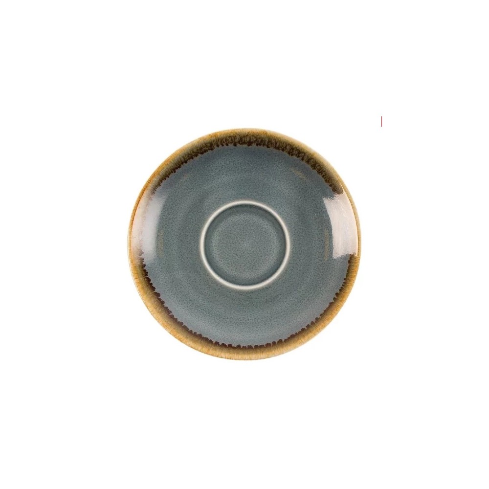 Soucoupes pour tasse à expresso - Couleur océan - Pour GP344 - Olympia Kiln - Lot de 6 Soucoupes pour tasse à expresso - Couleur océan - Pour GP344 - Olympia Kiln - Lot de 6