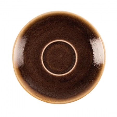 Soucoupes pour tasse à expresso - Couleur écorce - Pour GP360 - Olympia Kiln - Lot de 6