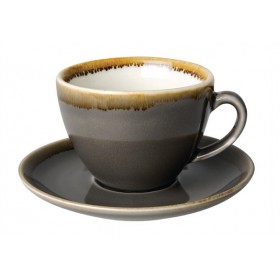 Soucoupes pour tasse - Couleur grise - 140 mm - Pour HC390 - Olympia Kiln - Lot de 6